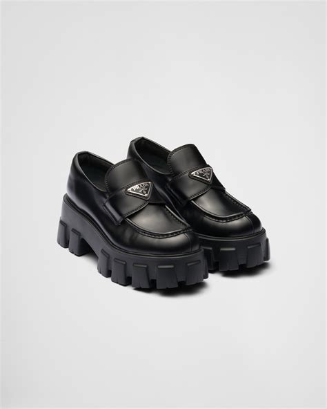 prada platform loafers|prada pointed loafers.